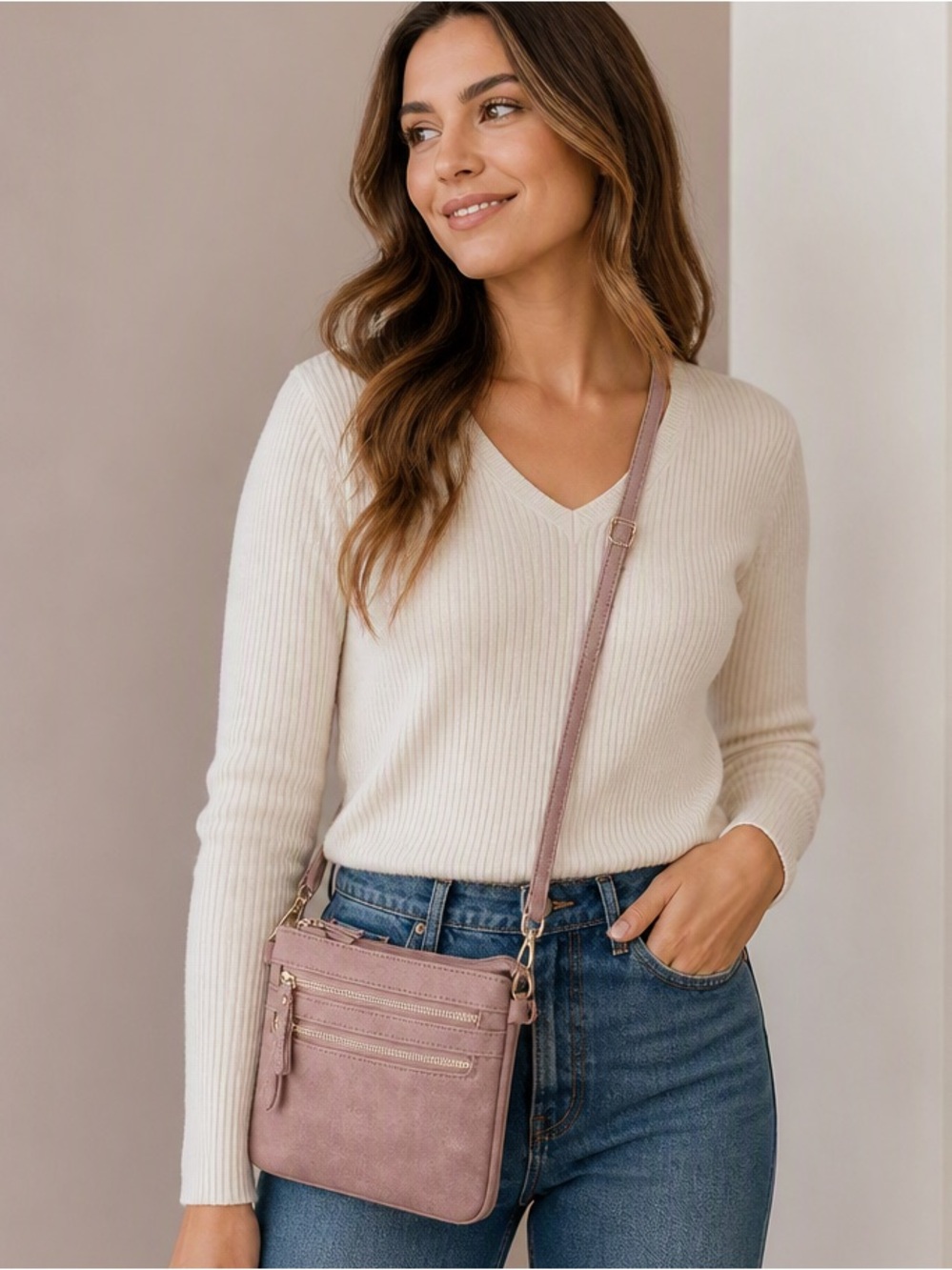 Brentano New Vegan leather crossbody bag